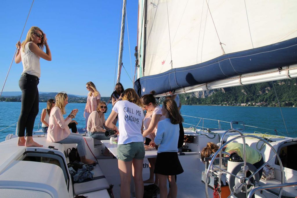 the boat catamaran annecy